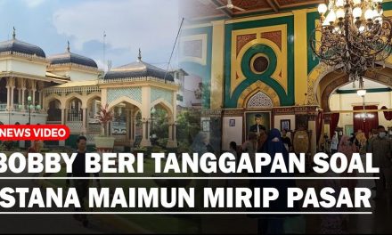 Kondisi Istana Maimun Medan Sekarang Penuh Pedagang UMKM