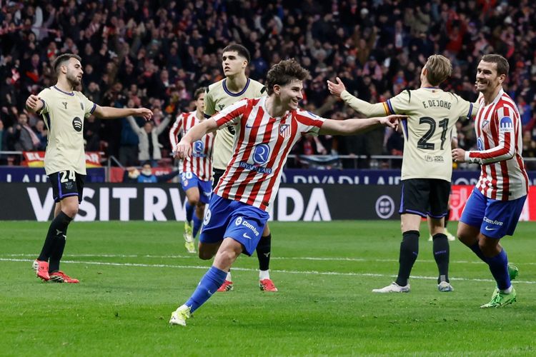Atletico Bantai Barca 4-0, Malam Horor Buat Eric Garcia