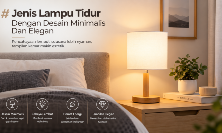 Jenis Lampu Tidur Dengan Desain Minimalis Dan Elegan